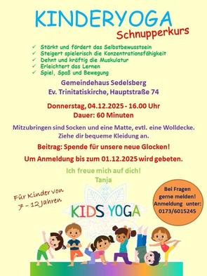 Einladung Kinderyoga