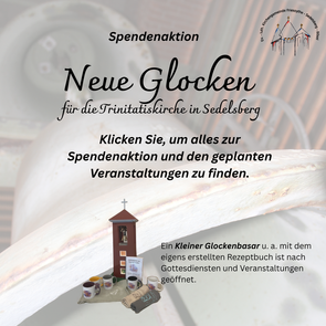 Plakat Glockenspendenaktion