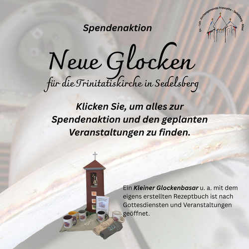 Plakat Glockenspendenaktion