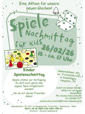 Spielenachmittag Kinder