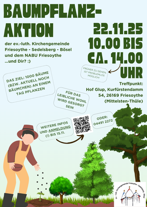 Baumpflanzaktion 22.11., 10.00 Uhr