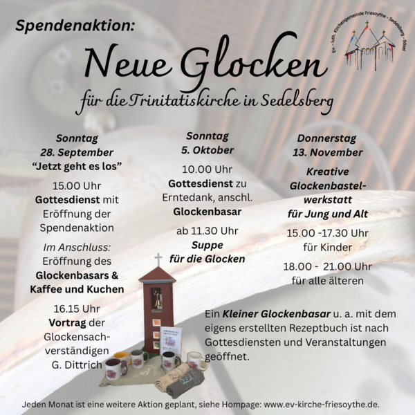 Plakat mit Veranstaltungen